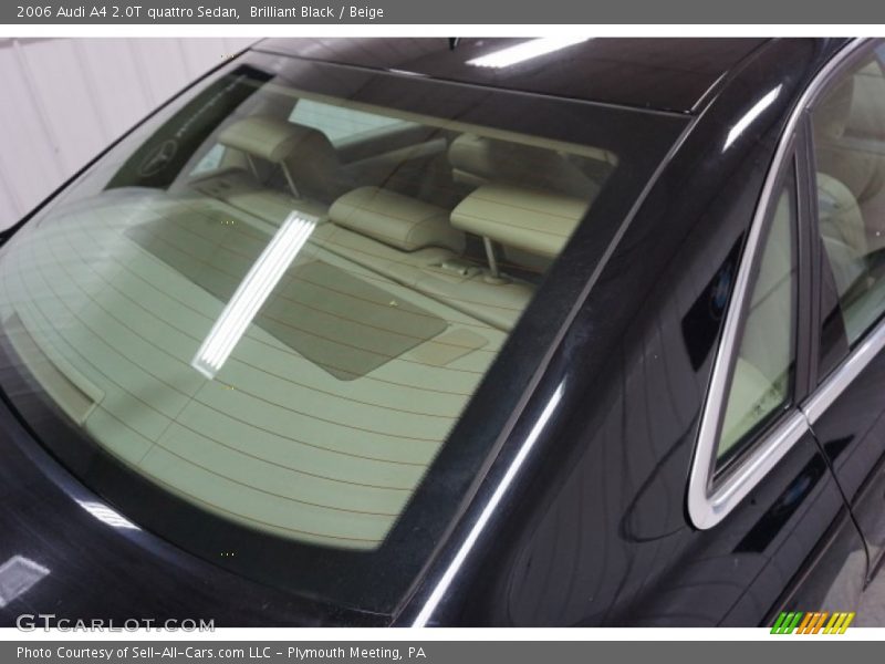 Brilliant Black / Beige 2006 Audi A4 2.0T quattro Sedan