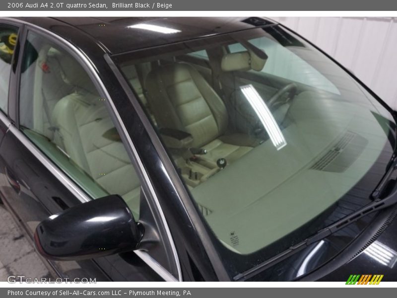 Brilliant Black / Beige 2006 Audi A4 2.0T quattro Sedan