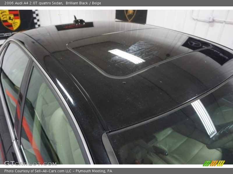 Brilliant Black / Beige 2006 Audi A4 2.0T quattro Sedan