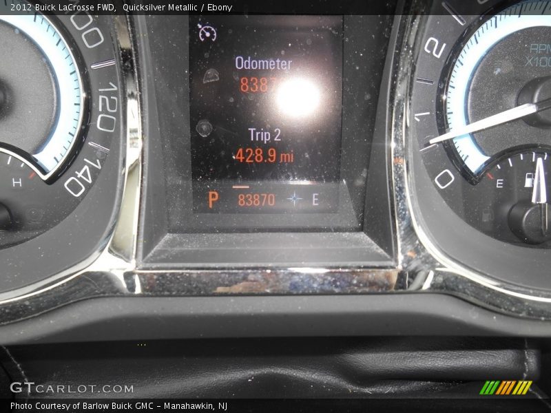 Quicksilver Metallic / Ebony 2012 Buick LaCrosse FWD