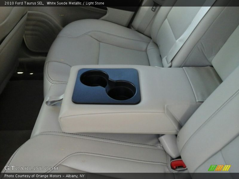 White Suede Metallic / Light Stone 2010 Ford Taurus SEL