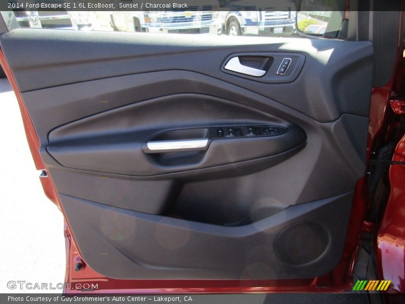 Sunset / Charcoal Black 2014 Ford Escape SE 1.6L EcoBoost