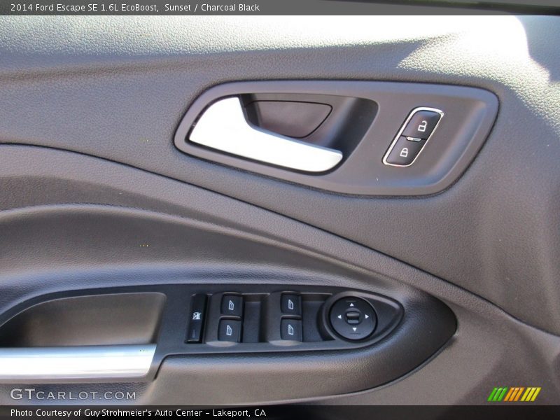 Sunset / Charcoal Black 2014 Ford Escape SE 1.6L EcoBoost