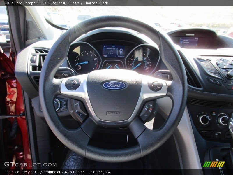 Sunset / Charcoal Black 2014 Ford Escape SE 1.6L EcoBoost