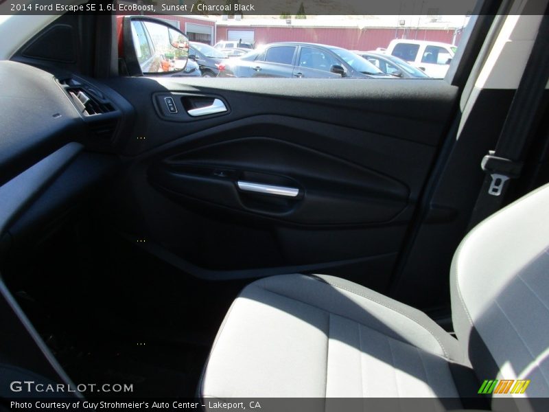 Sunset / Charcoal Black 2014 Ford Escape SE 1.6L EcoBoost