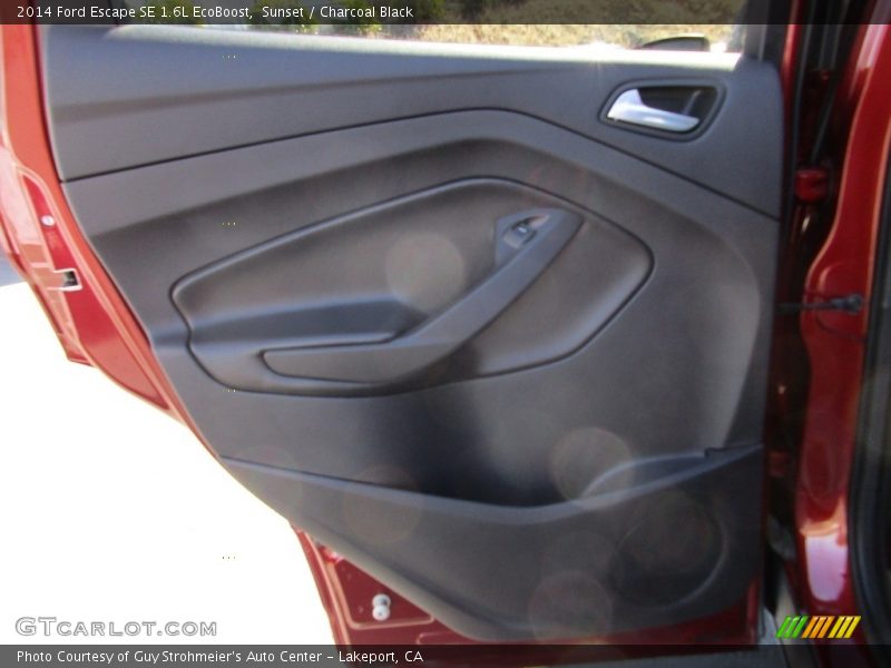 Sunset / Charcoal Black 2014 Ford Escape SE 1.6L EcoBoost