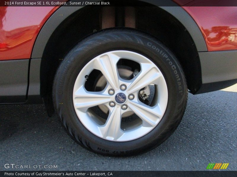 Sunset / Charcoal Black 2014 Ford Escape SE 1.6L EcoBoost
