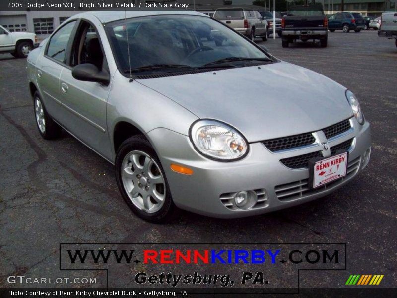 Bright Silver Metallic / Dark Slate Gray 2005 Dodge Neon SXT