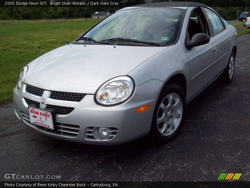 Bright Silver Metallic / Dark Slate Gray 2005 Dodge Neon SXT