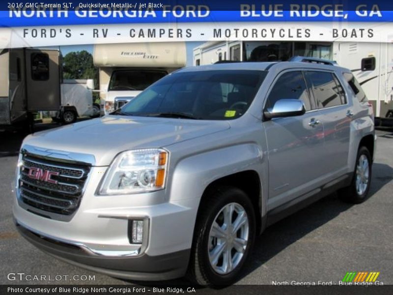 Quicksilver Metallic / Jet Black 2016 GMC Terrain SLT