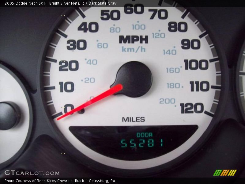 Bright Silver Metallic / Dark Slate Gray 2005 Dodge Neon SXT