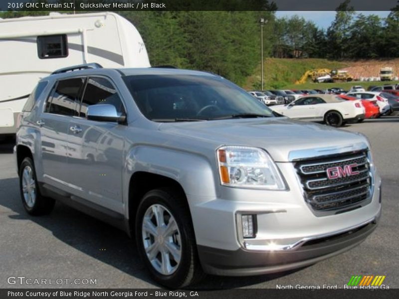 Quicksilver Metallic / Jet Black 2016 GMC Terrain SLT