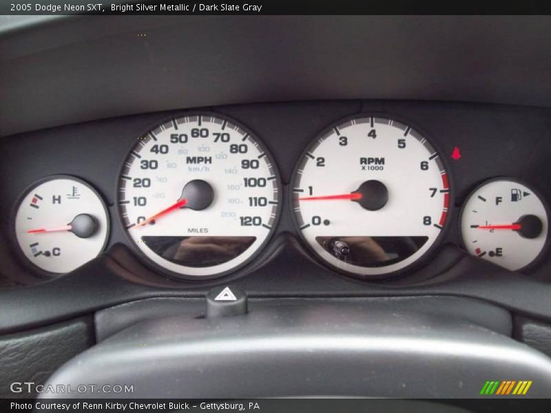 Bright Silver Metallic / Dark Slate Gray 2005 Dodge Neon SXT
