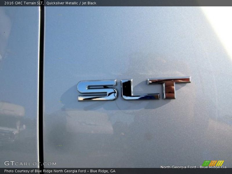 Quicksilver Metallic / Jet Black 2016 GMC Terrain SLT