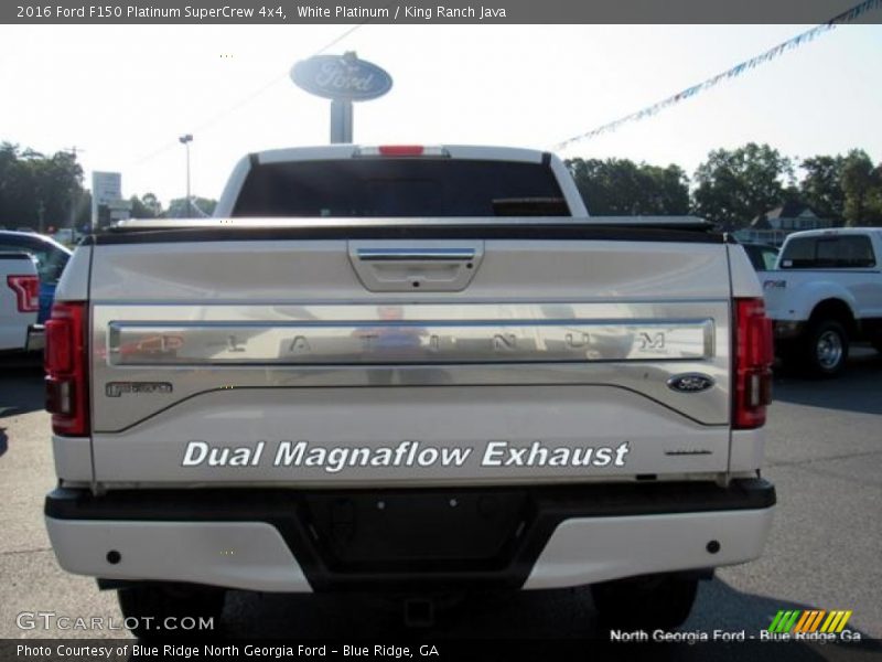 White Platinum / King Ranch Java 2016 Ford F150 Platinum SuperCrew 4x4