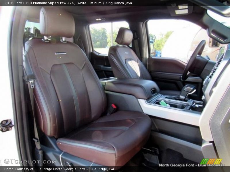 White Platinum / King Ranch Java 2016 Ford F150 Platinum SuperCrew 4x4