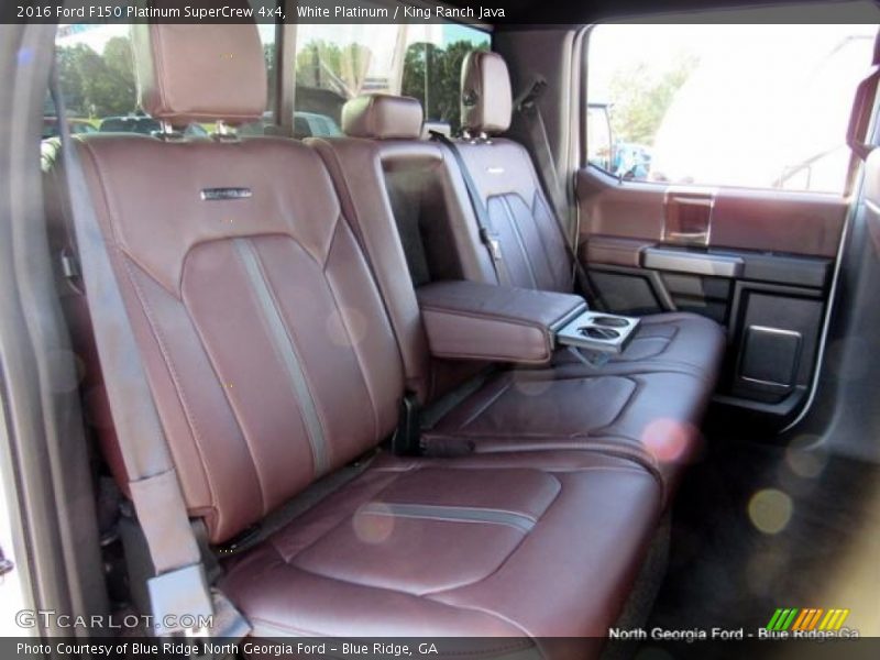 White Platinum / King Ranch Java 2016 Ford F150 Platinum SuperCrew 4x4