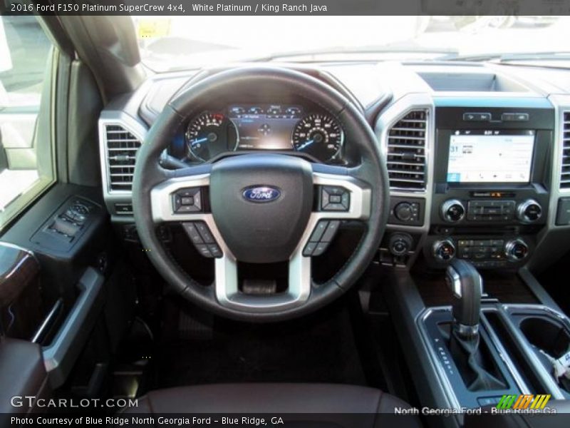 White Platinum / King Ranch Java 2016 Ford F150 Platinum SuperCrew 4x4