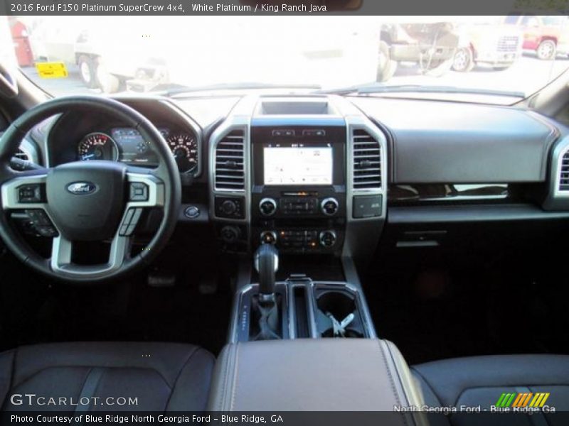 White Platinum / King Ranch Java 2016 Ford F150 Platinum SuperCrew 4x4