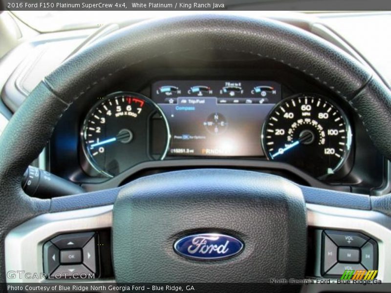 White Platinum / King Ranch Java 2016 Ford F150 Platinum SuperCrew 4x4