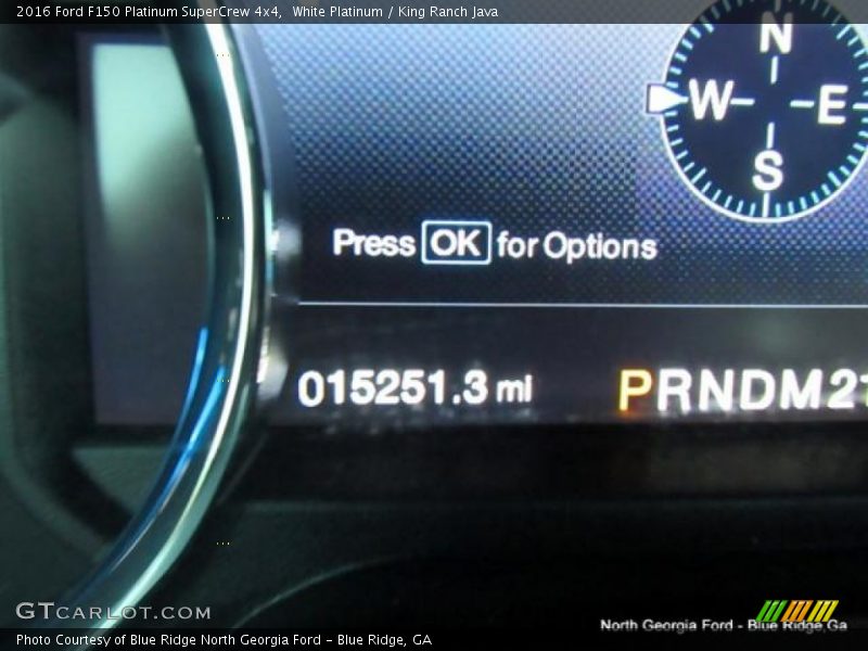 White Platinum / King Ranch Java 2016 Ford F150 Platinum SuperCrew 4x4