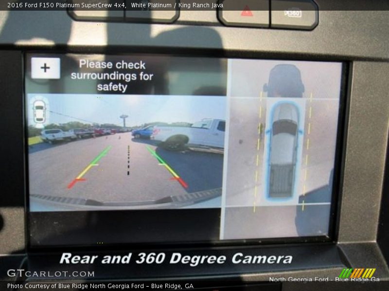 White Platinum / King Ranch Java 2016 Ford F150 Platinum SuperCrew 4x4