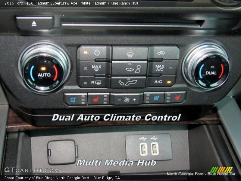 White Platinum / King Ranch Java 2016 Ford F150 Platinum SuperCrew 4x4