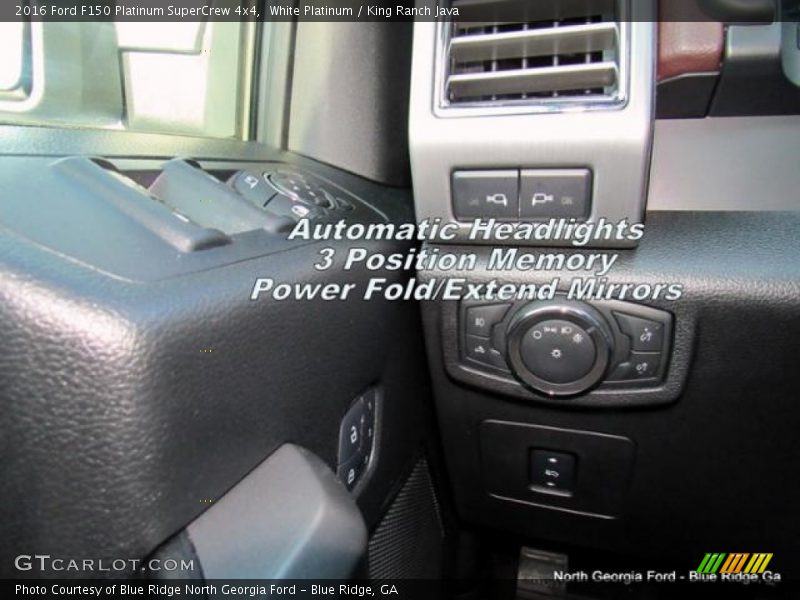 White Platinum / King Ranch Java 2016 Ford F150 Platinum SuperCrew 4x4
