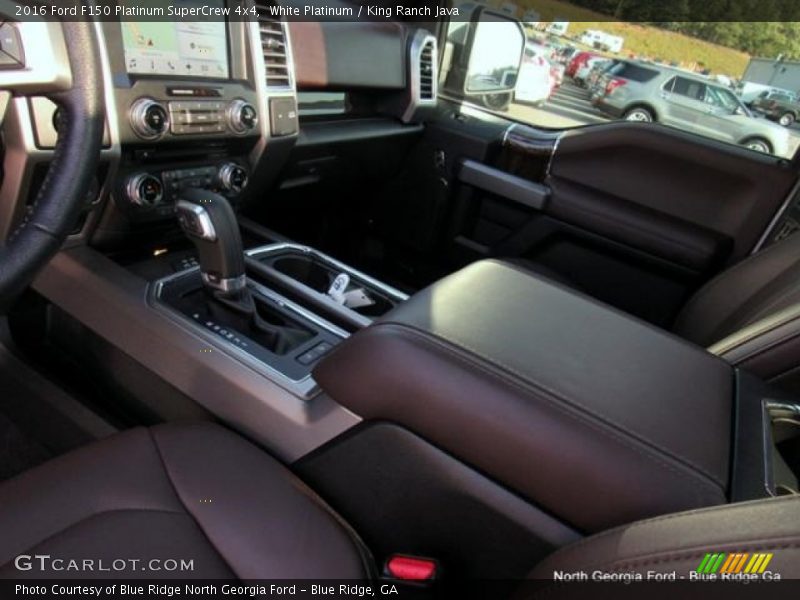 White Platinum / King Ranch Java 2016 Ford F150 Platinum SuperCrew 4x4