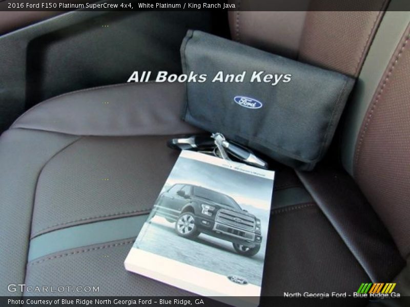 White Platinum / King Ranch Java 2016 Ford F150 Platinum SuperCrew 4x4