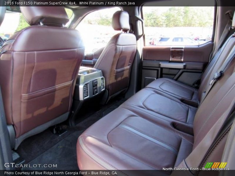 White Platinum / King Ranch Java 2016 Ford F150 Platinum SuperCrew 4x4