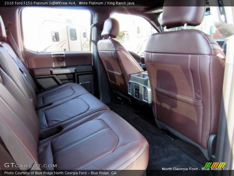 White Platinum / King Ranch Java 2016 Ford F150 Platinum SuperCrew 4x4