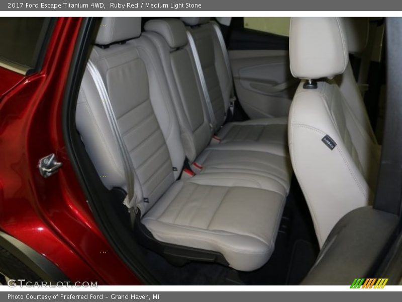 Ruby Red / Medium Light Stone 2017 Ford Escape Titanium 4WD