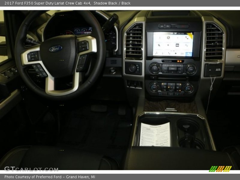 Shadow Black / Black 2017 Ford F350 Super Duty Lariat Crew Cab 4x4