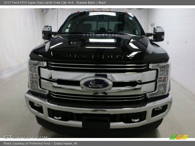 Shadow Black / Black 2017 Ford F350 Super Duty Lariat Crew Cab 4x4