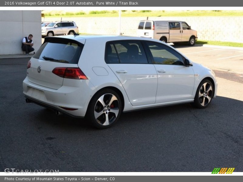Pure White / Titan Black 2016 Volkswagen Golf GTI 4 Door 2.0T Autobahn