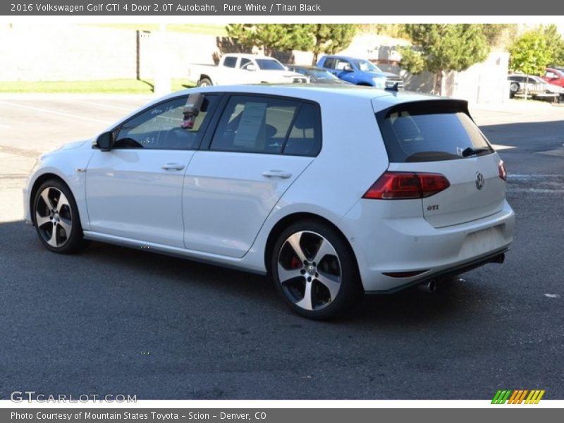 Pure White / Titan Black 2016 Volkswagen Golf GTI 4 Door 2.0T Autobahn