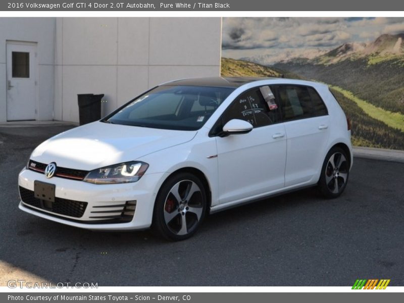 Front 3/4 View of 2016 Golf GTI 4 Door 2.0T Autobahn