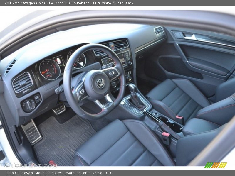  2016 Golf GTI 4 Door 2.0T Autobahn Titan Black Interior