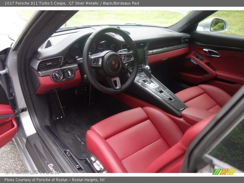  2017 911 Turbo S Coupe Black/Bordeaux Red Interior