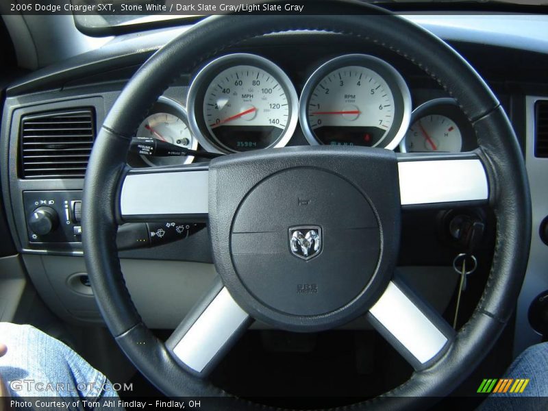 Stone White / Dark Slate Gray/Light Slate Gray 2006 Dodge Charger SXT