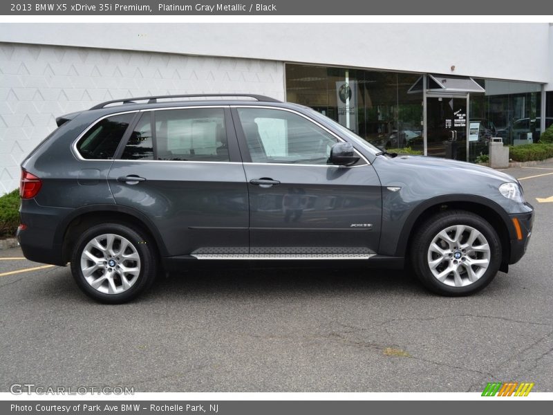 Platinum Gray Metallic / Black 2013 BMW X5 xDrive 35i Premium