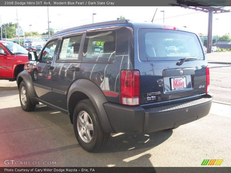Modern Blue Pearl / Dark Slate Gray 2008 Dodge Nitro SXT 4x4