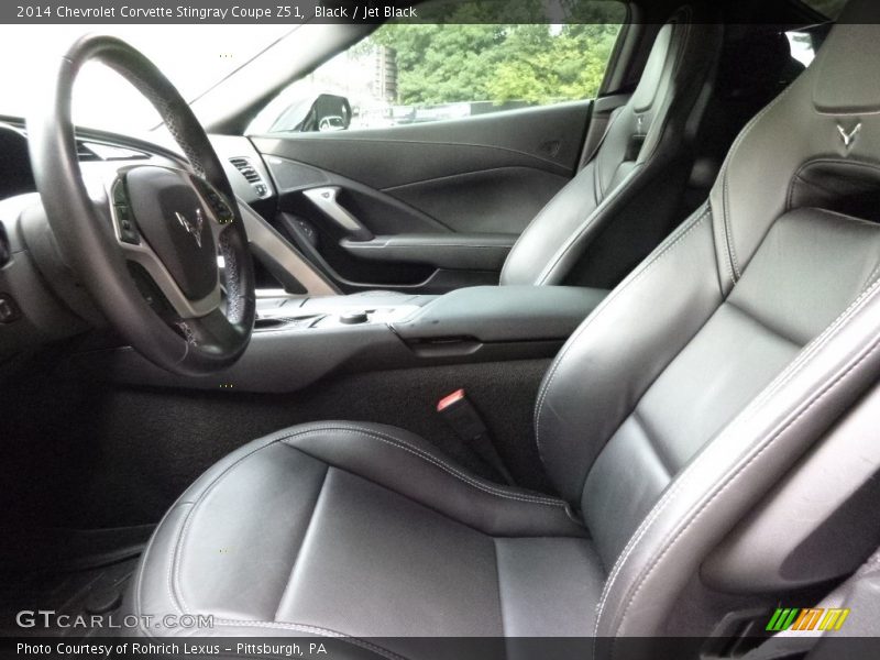 Black / Jet Black 2014 Chevrolet Corvette Stingray Coupe Z51
