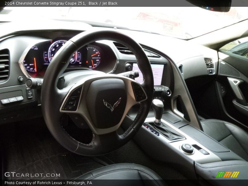 Black / Jet Black 2014 Chevrolet Corvette Stingray Coupe Z51