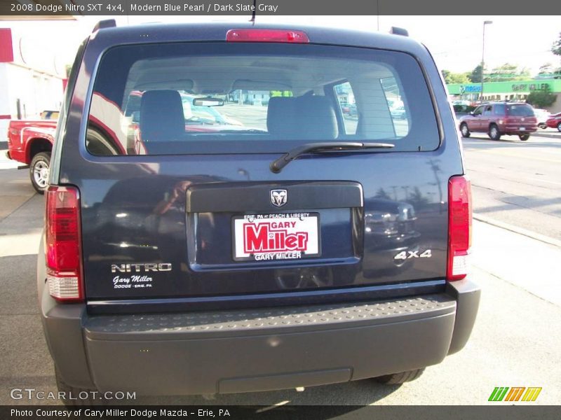 Modern Blue Pearl / Dark Slate Gray 2008 Dodge Nitro SXT 4x4