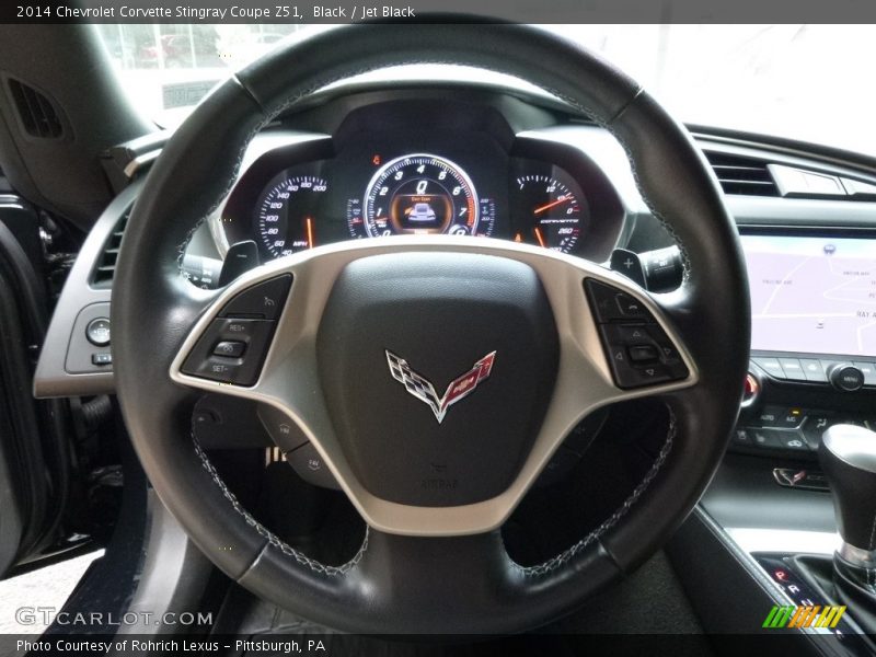 Black / Jet Black 2014 Chevrolet Corvette Stingray Coupe Z51