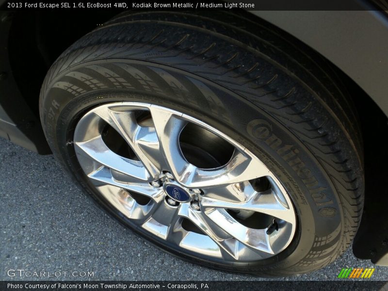 Kodiak Brown Metallic / Medium Light Stone 2013 Ford Escape SEL 1.6L EcoBoost 4WD