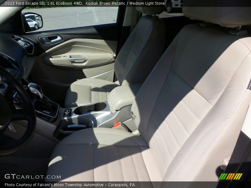 Kodiak Brown Metallic / Medium Light Stone 2013 Ford Escape SEL 1.6L EcoBoost 4WD