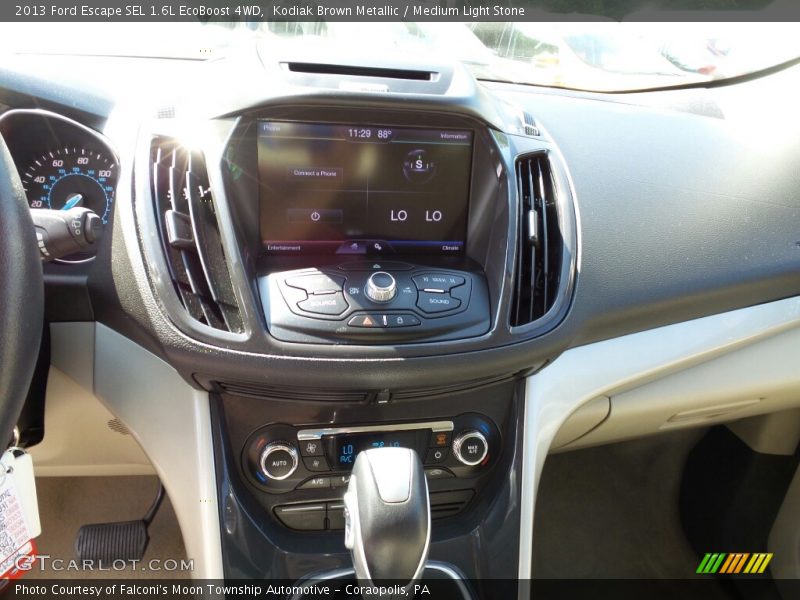 Kodiak Brown Metallic / Medium Light Stone 2013 Ford Escape SEL 1.6L EcoBoost 4WD